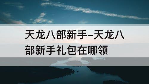 天龙八部新手-天龙八部新手礼包在哪领