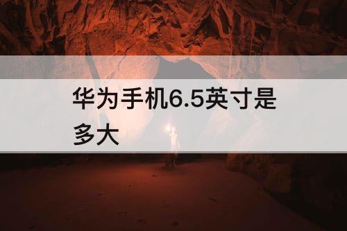 华为手机6.5英寸是多大