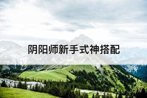 阴阳师新手式神搭配