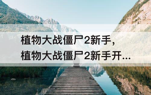 植物大战僵尸2新手，植物大战僵尸2新手开图顺序小娃