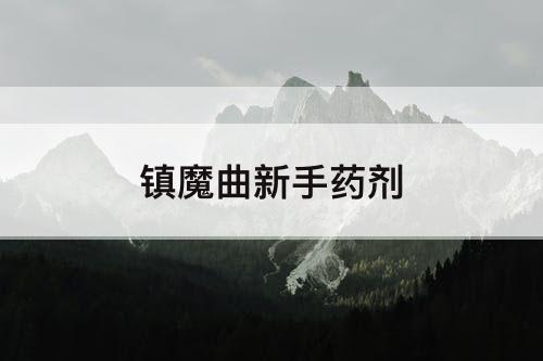 镇魔曲新手药剂