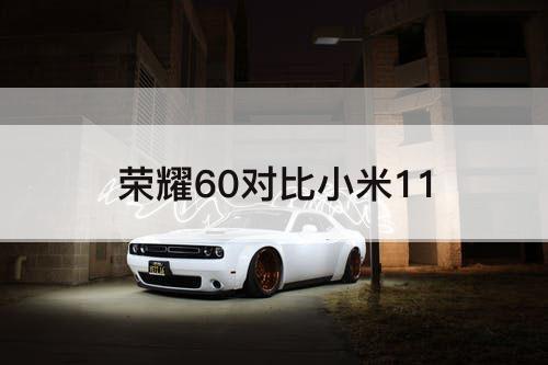 荣耀60对比小米11