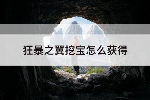 狂暴之翼挖宝怎么获得