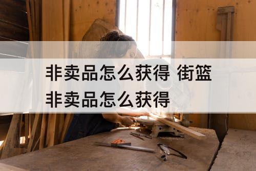 非卖品怎么获得 街篮非卖品怎么获得