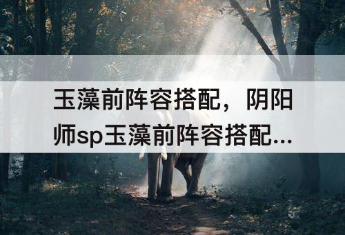 玉藻前阵容搭配，阴阳师sp玉藻前阵容搭配2021