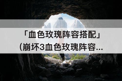 「血色玫瑰阵容搭配」(崩坏3血色玫瑰阵容搭配)