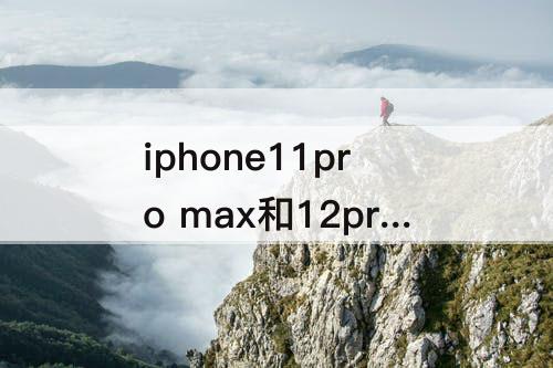 iphone11pro max和12promax区别：iphone11pro max和12promax区别大吗