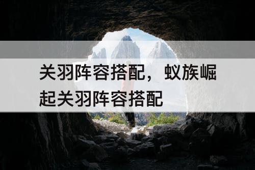 关羽阵容搭配，蚁族崛起关羽阵容搭配