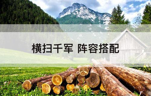 横扫千军 阵容搭配
