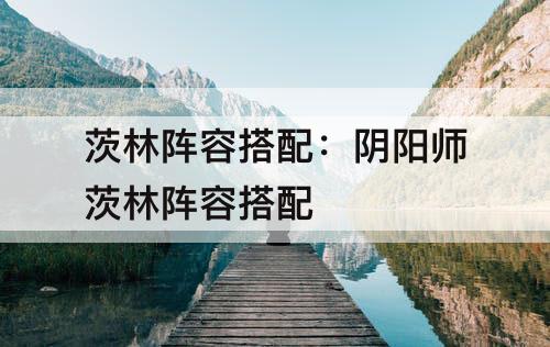 茨林阵容搭配：阴阳师茨林阵容搭配
