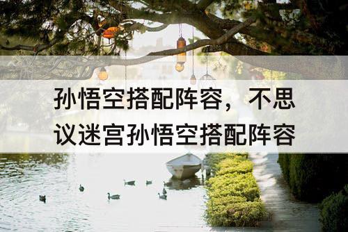 孙悟空搭配阵容，不思议迷宫孙悟空搭配阵容