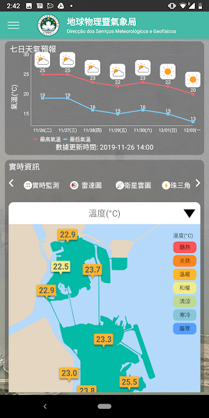 澳门气象局(澳门天气)