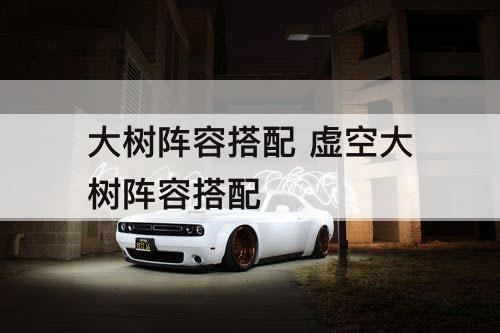 大树阵容搭配 虚空大树阵容搭配