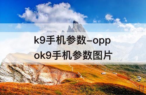 k9手机参数-oppok9手机参数图片