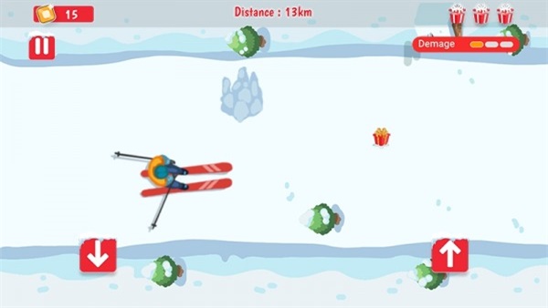 雪橇上的滑雪大师游戏  v0.7图3